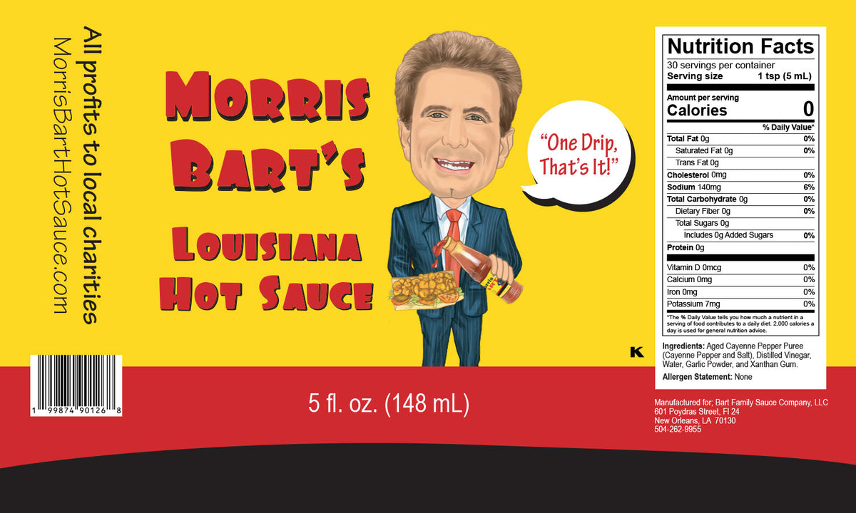 Morris Bart's Louisiana Hot Sauce